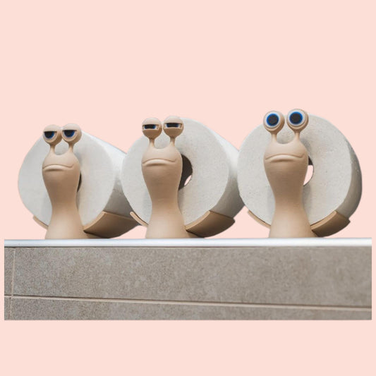 Silly Slug Toilet Roll Holder – Quirky 3D Printed Bathroom Buddy