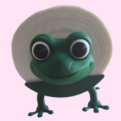Chunky Frog Toilet Roll Holder – Quirky 3D Printed Bathroom Decor