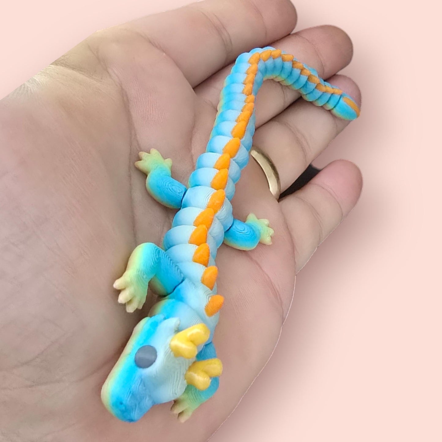 Qinglong Baby Dragon & Cupcake Container – Articulated Sensory Gift Set