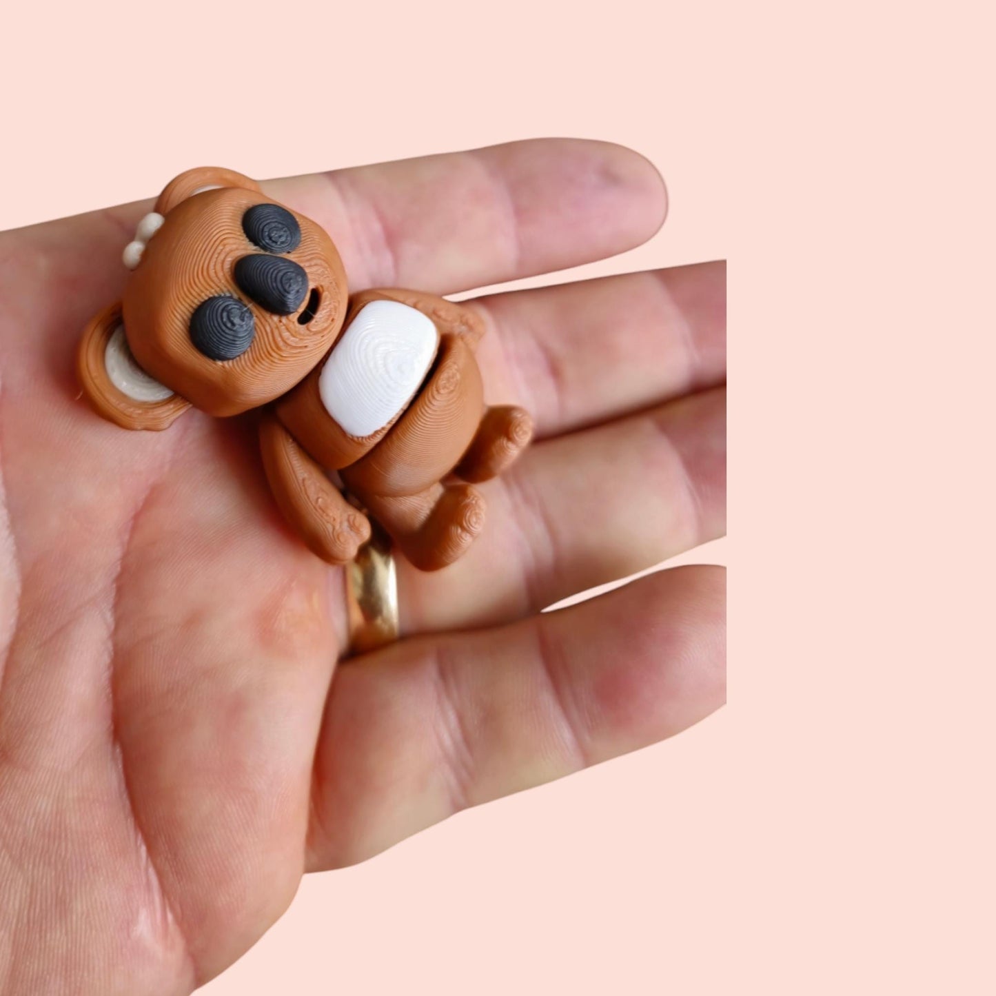 Articulated Sensory Koala bear & cupcake container combo Mamal. 3D Printed