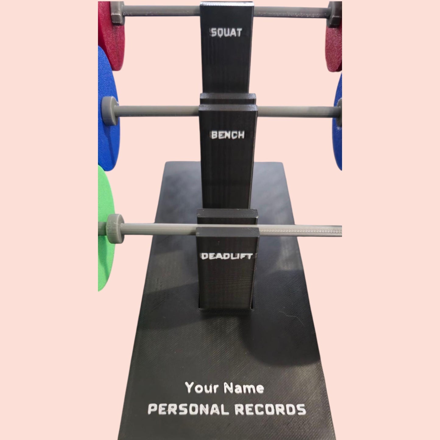 Personal Lifting Tracker Board – Weightlifting Log for Powerlifters & CrossFit – Track PRs up to 470kg – Gym Progress Board