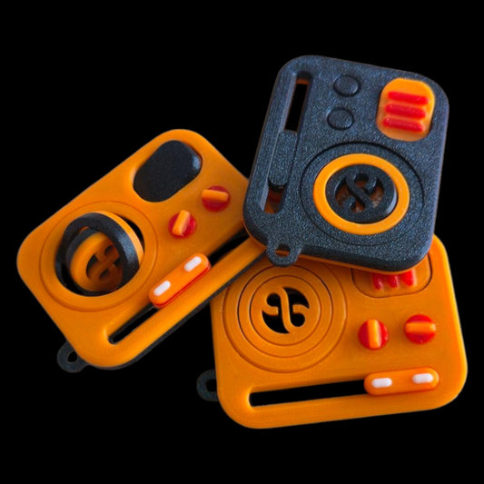 The Chaos Fidget. Spins,slides,clicks,rotary.