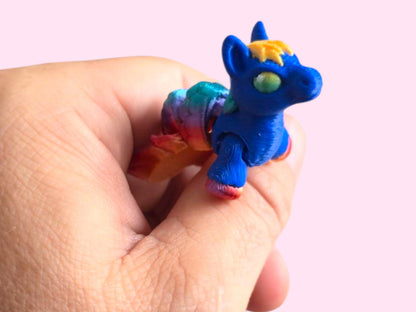 Hippocampus Hatchling Collection –3D Printed Fantasy Sea Creature Figurines–Mythical Ocean Baby Dragon Decor–Unique Gift for Fantasy Lovers"