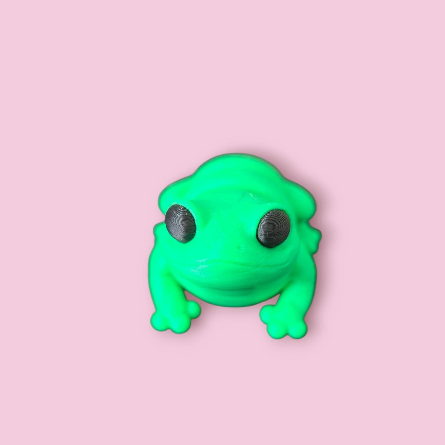 BullFrog – Articulated Fidget Animal  – Cute Desk Pet Decor – Poseable Frog Gift
