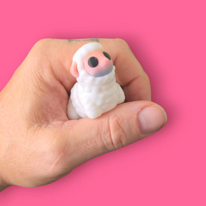 Articulated Sheep Fidget Toy – 3D Printed Sensory Animal for Stress Relief & Focus, Cute Desk Toy