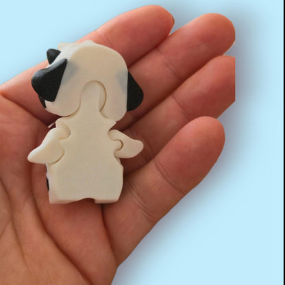 Articulated Cow Fidget  – 3D Printed Sensory Aid – ADHD Stress Relief – Cute PLA Desk Pet – Moo-ving Fidget for Tactile Fun