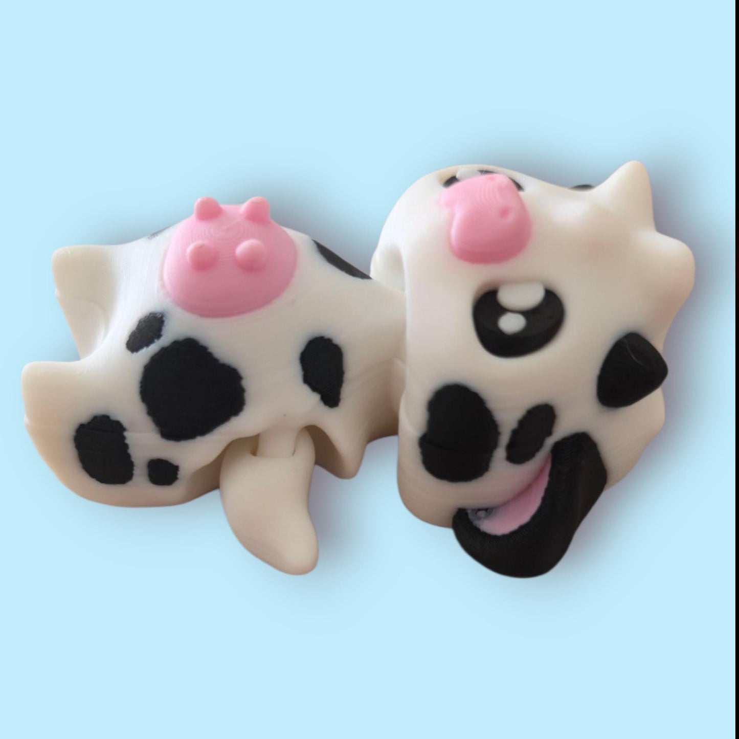 Articulated Cow Fidget  – 3D Printed Sensory Aid – ADHD Stress Relief – Cute PLA Desk Pet – Moo-ving Fidget for Tactile Fun