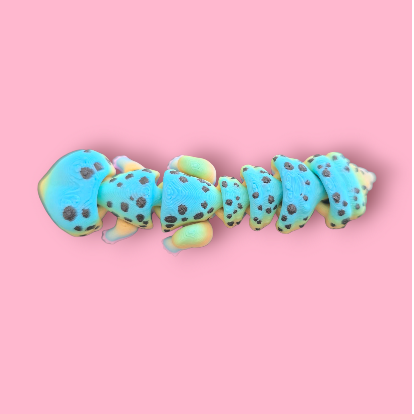 Lepord Geko – Articulated Fidget Animal Toy – Cute Desk Pet Decor – Poseable Geko Gift