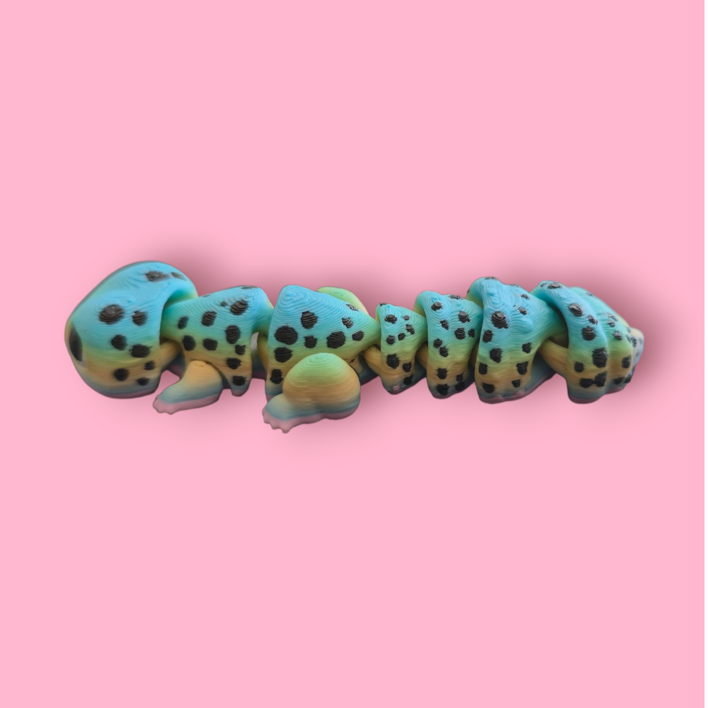 Lepord Geko – Articulated Fidget Animal Toy – Cute Desk Pet Decor – Poseable Geko Gift
