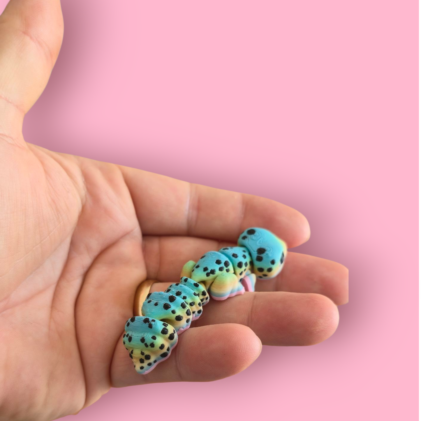 Lepord Geko – Articulated Fidget Animal Toy – Cute Desk Pet Decor – Poseable Geko Gift